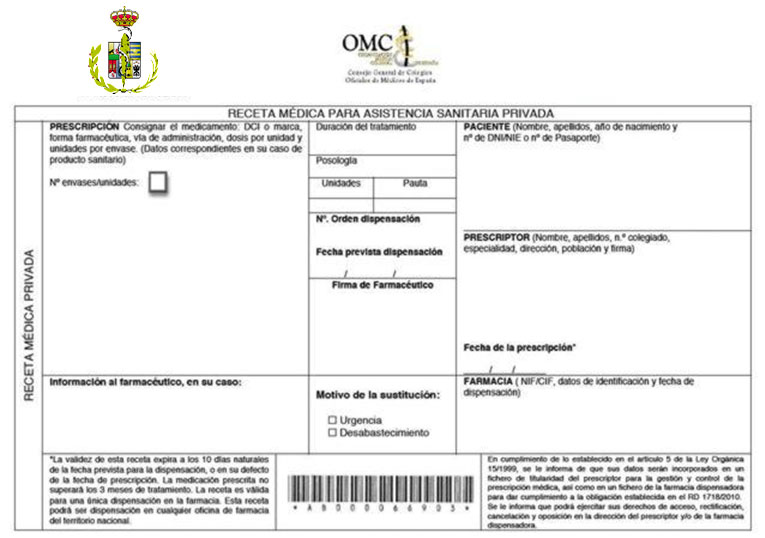Receta médica privada: ¿prescribir en la servilleta de un bar? Receta médica privada: ¿prescribir en la servilleta de un bar?